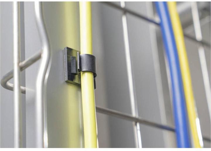 Actual product image HellermannTyton MAGRA6-PA66/NDFEBR5-BK (25) Kabelclip 151-04468 Bündel-Ø-Bereic