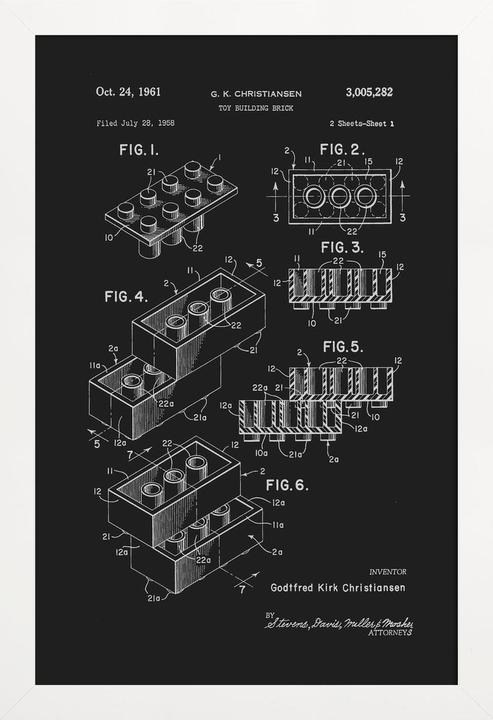 Produktbild Juniqe Lego PRINT WB (20 x 30 cm)