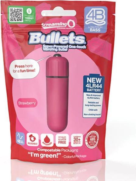 Produktbild Screaming O 4B Bullet - Erdbeere