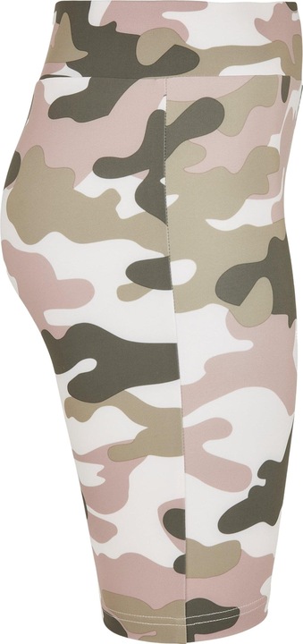 Actual product image Urban Classics Ladies High Waist Camo Tech Cycle Shorts (XXL)