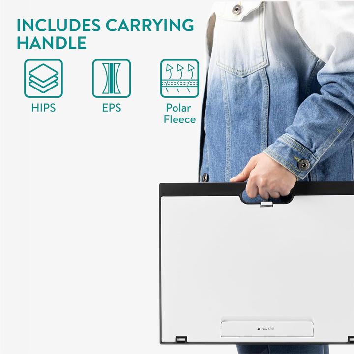 Actual product image Navaris Laptop Tischablage mit 8 Stufen