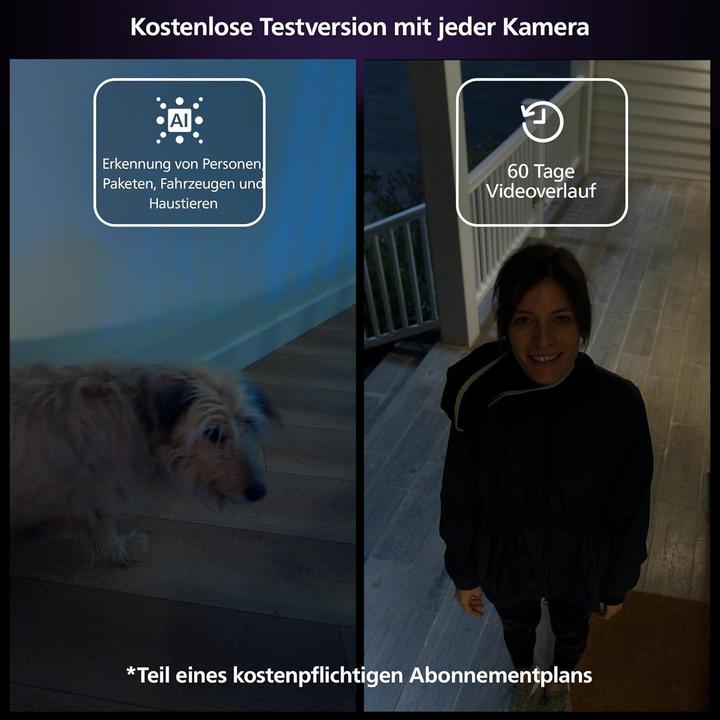 Actual product image Philips Hue Secure Wired Camera (1920 x 1080 Pixels)