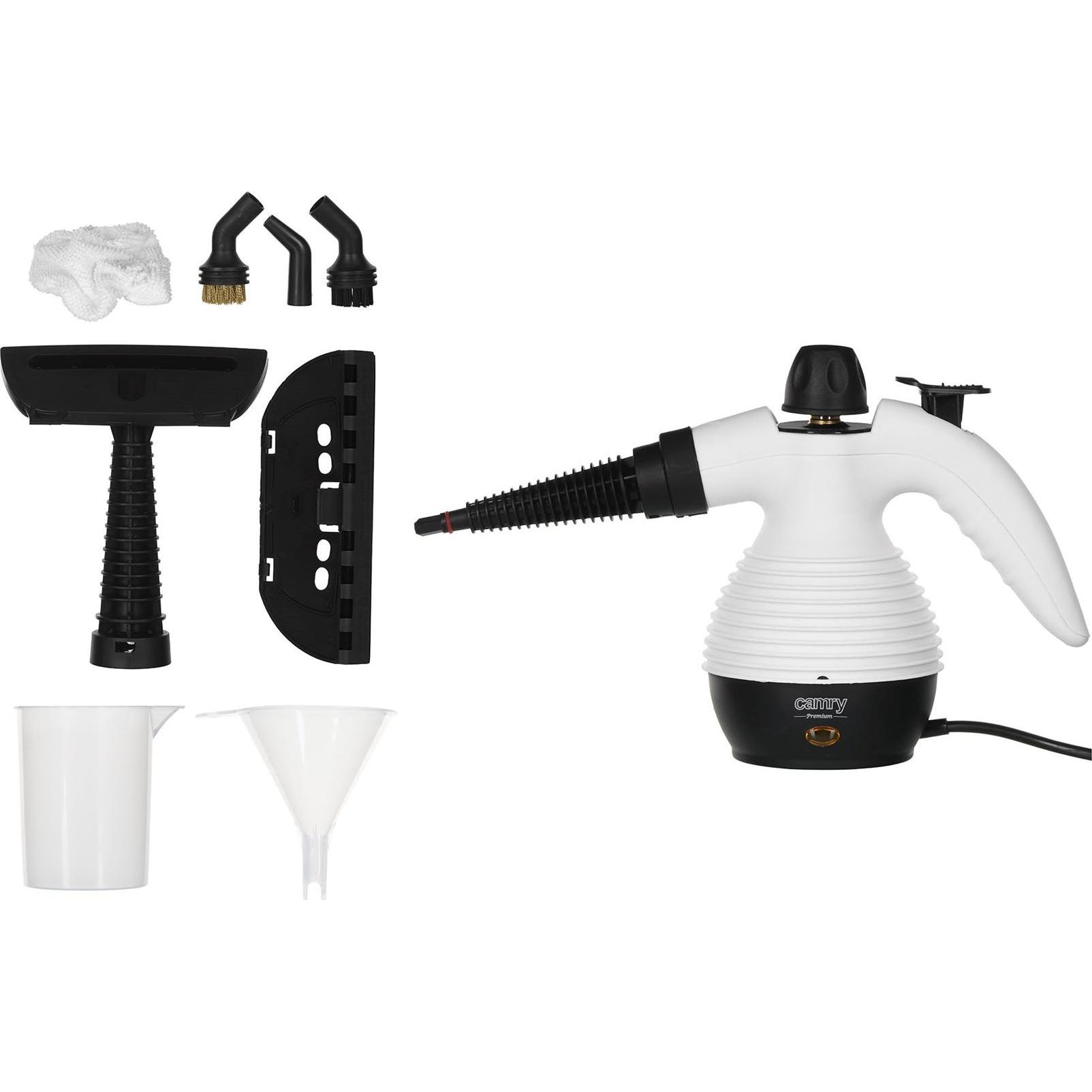 Thumbnail - Camry CR 7021 Tragbarer Dampfreiniger, Dampfreiniger, Weiss, Schwarz