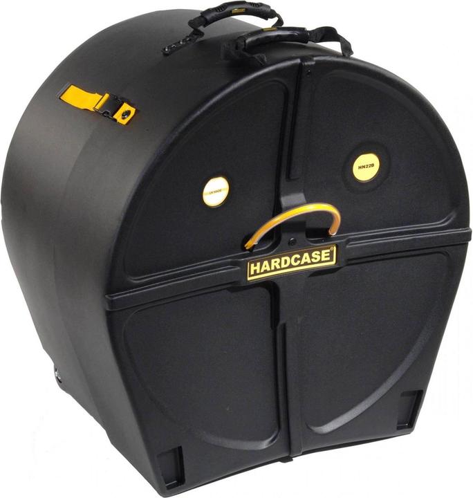 Hardcase HN22B case for 22 inch bassdrum met wielen