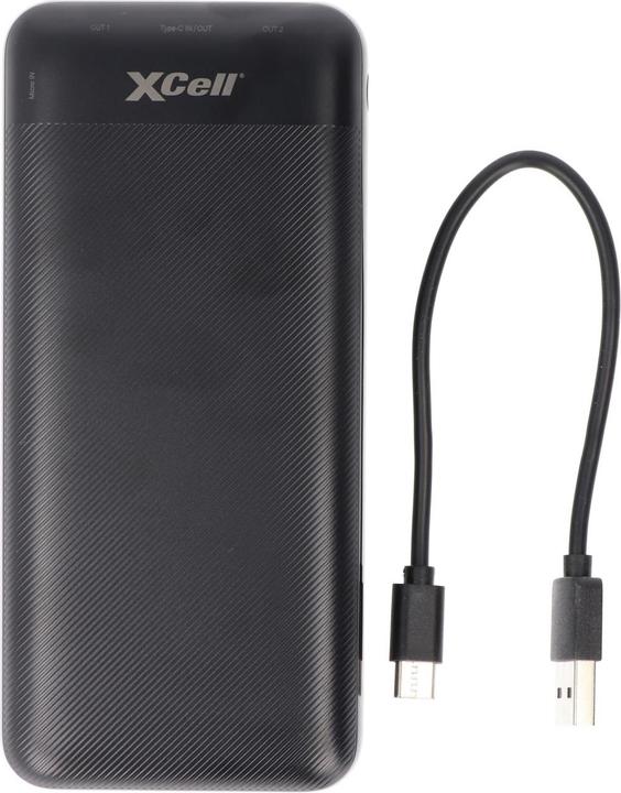 Image du produit XCell Banque d'alimentation X20000PD d'une capacité de 20 000 mAh, USB-C PD3.0, Quick-Charge, écran LED (20 mAh)