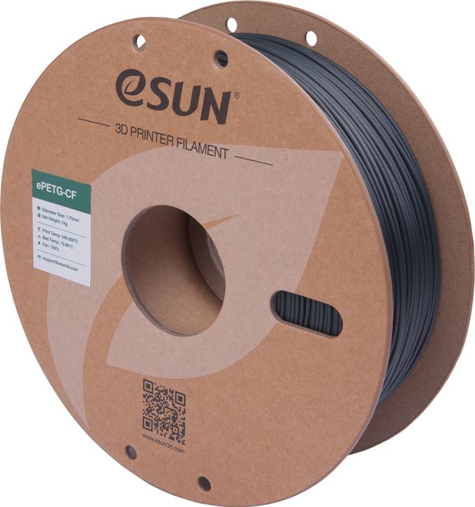 Image du produit eSUN ePETG-CF Carbon Green Filament 1.75mm 1Kg (PETG, 1.75 mm, 1000 g, Vert)