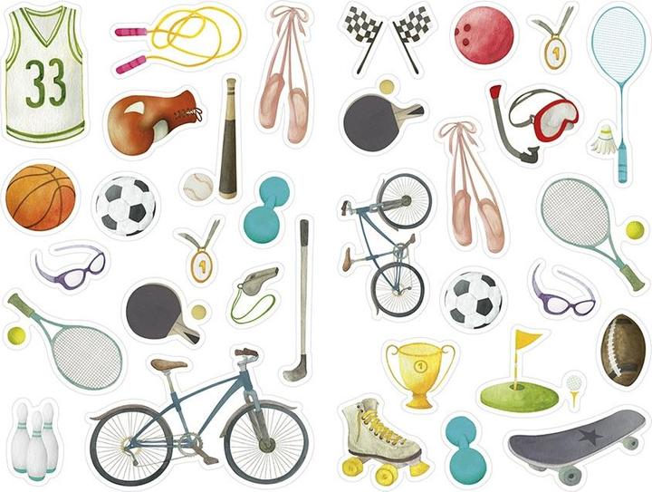 Actual product image Clairefontaine Motif sticker Mimi 48 sheets, assorted