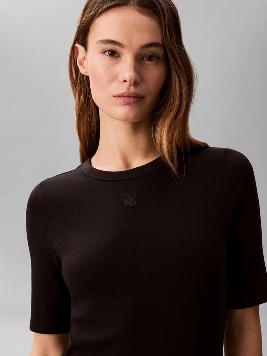 Produktbild Calvin Klein Raffinierte Baumwollrippe Midirock (L)