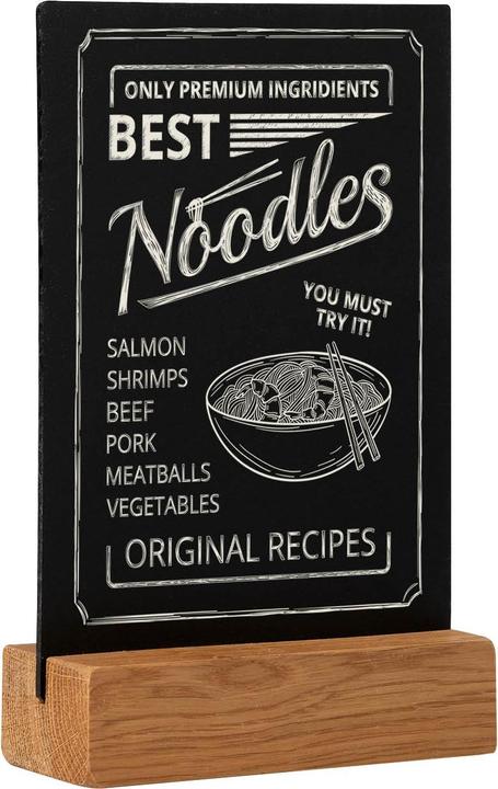 Immagine prodotto Europel Supporto da tavolo per lavagna, DIN A6 alto, rovere