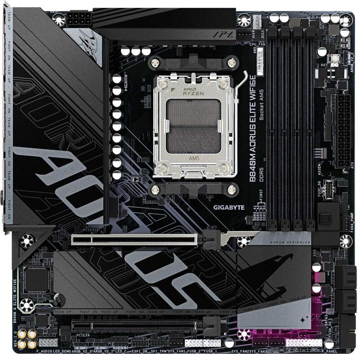 Actual product image Gigabyte B840M AORUS ELITE WIFI6E (AM5, AMD B840, mATX)