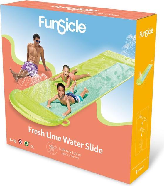 Actual product image Polygroup Wasserrutsche - Fresh Lime - Masse: ca. 549 x 138 cm (5.49 m)