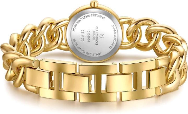 Image du produit Glanzstücke München Damen Quarzuhr gelbgold Edelstahl gelbgold - 38070 (25 mm)