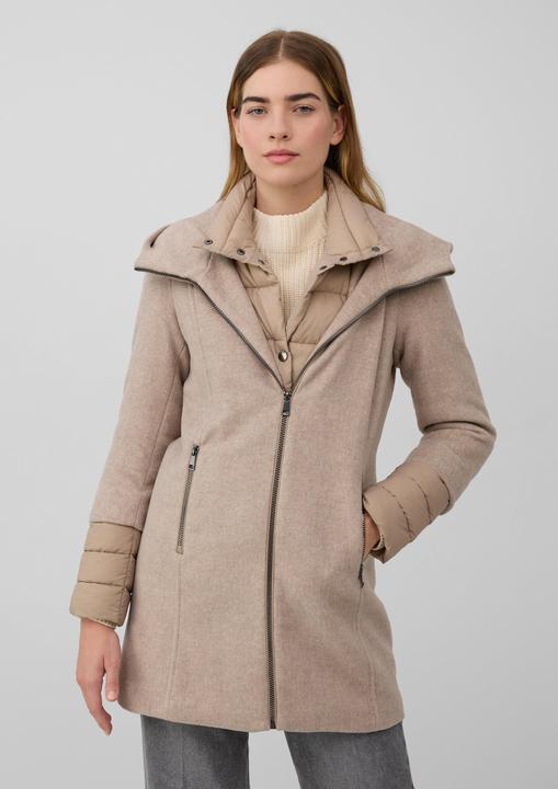 Image du produit S.Oliver Outdoor-Mantel Slim-Fit-Mantel aus Webware mit herausnehmbarem Steppeinsatz