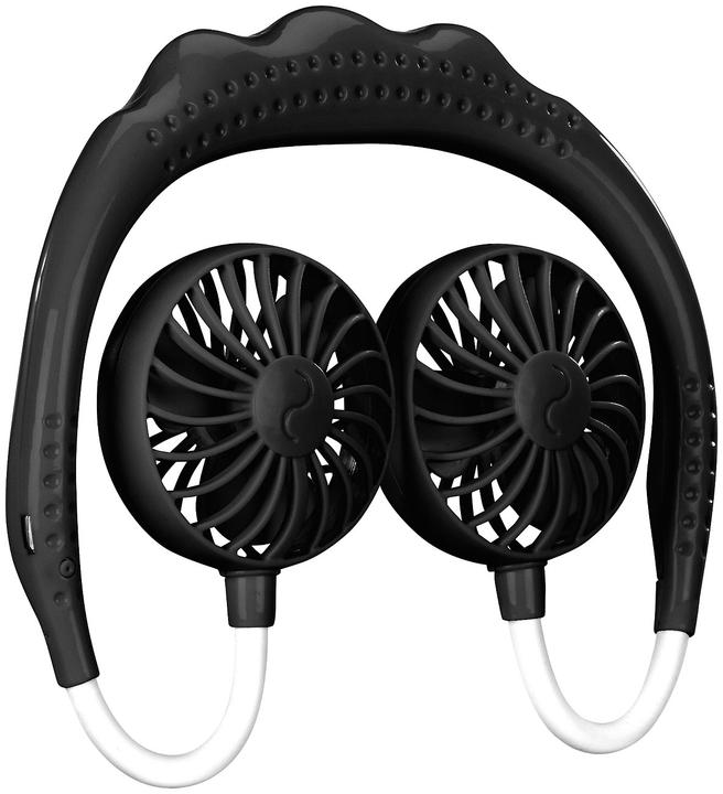 Image du produit Infactory Double ventilateur mobile sur batterie à porter autour du cou