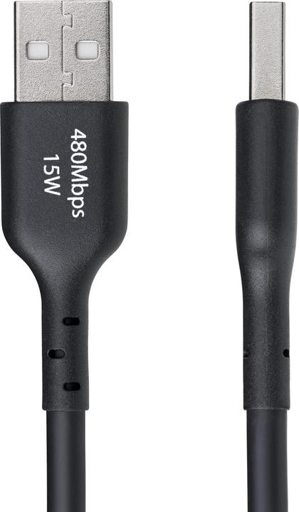 Produktbild StarTech Cable USB-A to USB-C 4m Black (4 m, USB 2.0, 15 W)