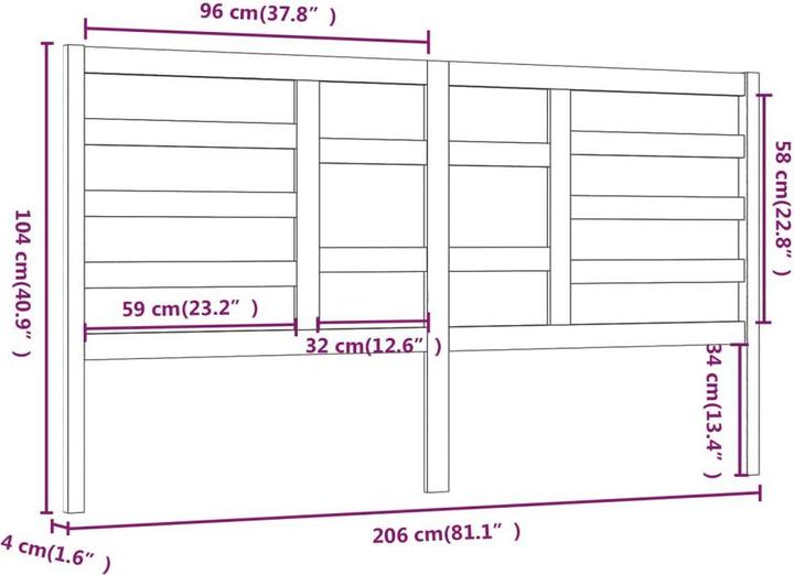 Image du produit VidaXL Edan (206 x 4 x 104 cm)