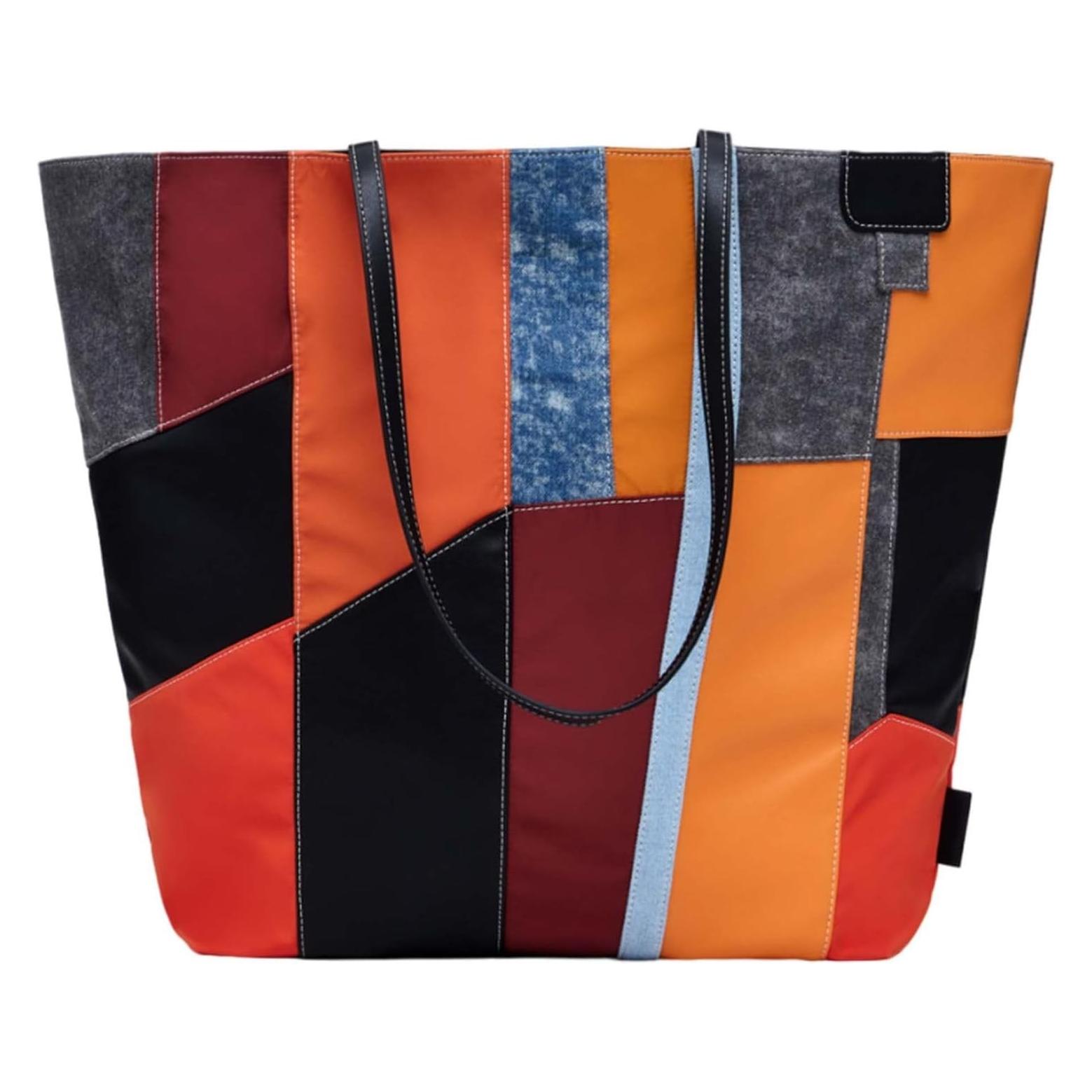 Desigual, Vrouwen, Tas, Frauen Stoff Einkaufstasche, Oranje