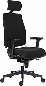 Produktbild Powerton ERGO JANA Ergonomischer Bürostuhl, Schwarz