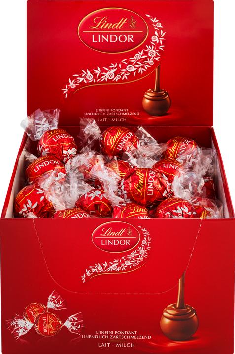 Actual product image Lindt Lindor milk counter top (750 g)