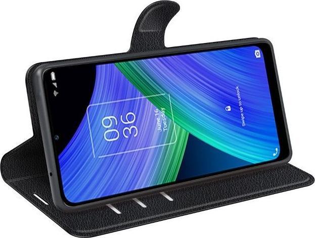Image du produit MU Classic Série de couvertures de livres en cuir Litchi (TCL 20 Pro 5G)