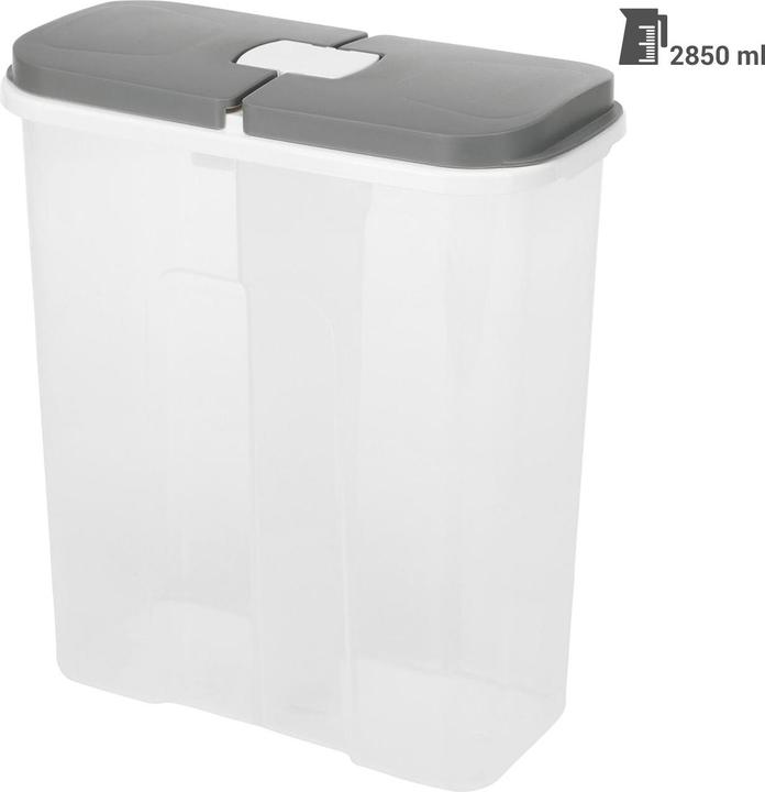 Actual product image Excellent Houseware Storage tin with 2 compartments, 2850 ml (2.85 l)
