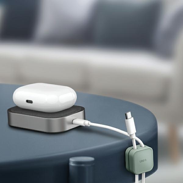 Produktbild Uniq Pod samoprzylepny organizer do kabli zestaw 8szt pomarańczowy/sienna orange