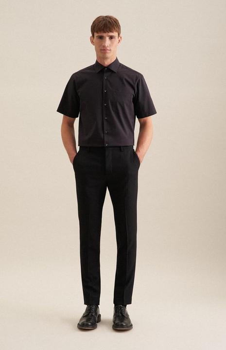 Immagine prodotto Seidensticker Camicia 1/2 Regular Kent non stirata nera (S)