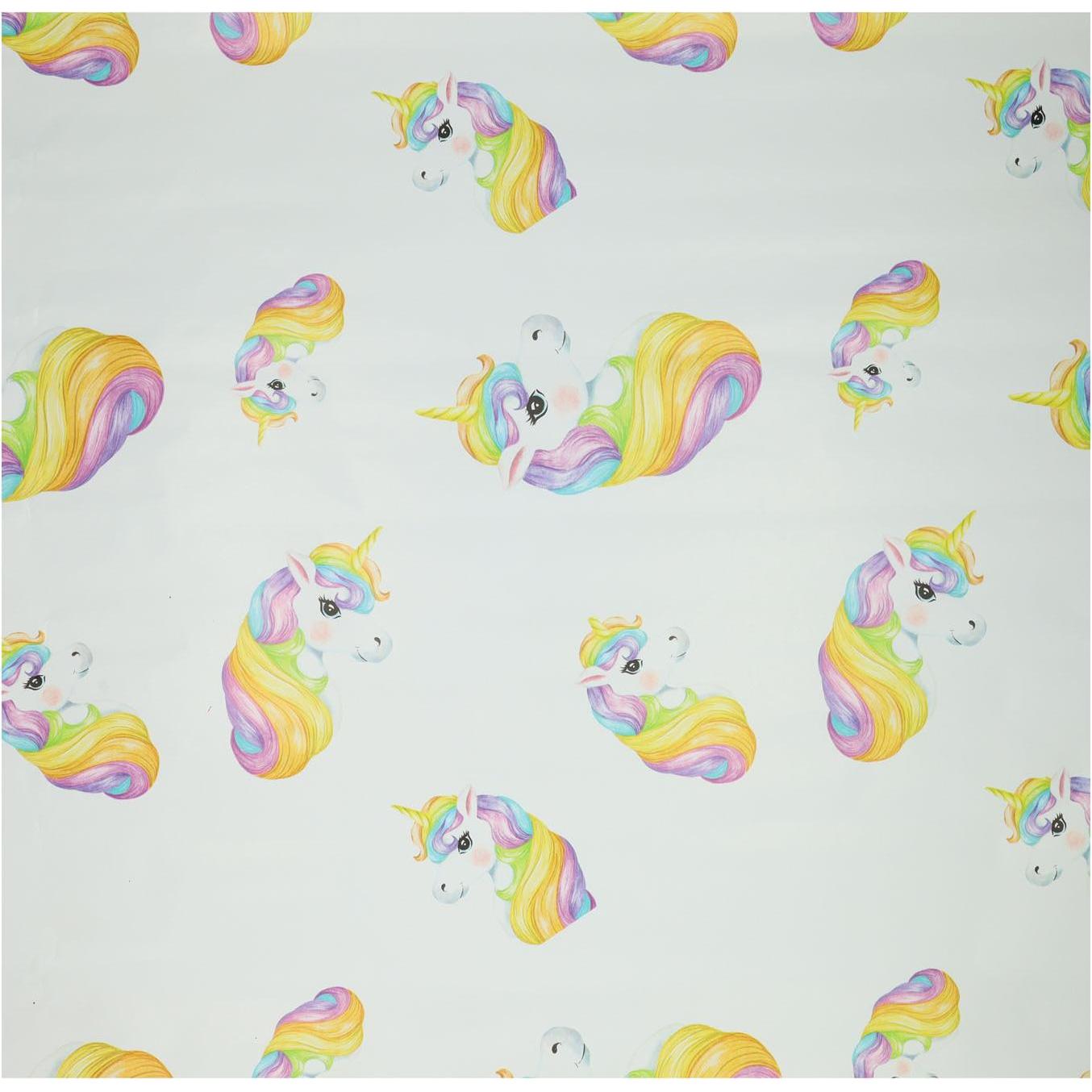 Geschenkverpackung, Geschenkpapier Einhorn, 4mtr. (Geschenkpapier)