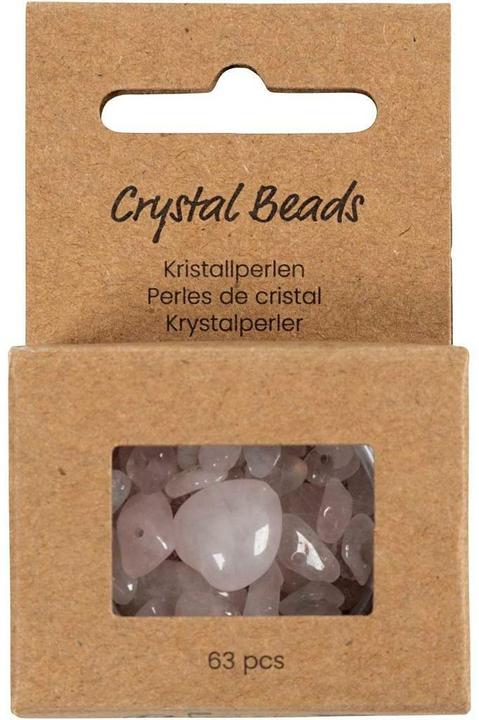 Actual product image Creativ Company Perlen-Set Kristallperlen Rosa, 7-12 mm, Packungsgrösse