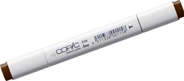 Actual product image Copic Graphic marker Classic type E - 59 (E59 - Walnut, 1 x)