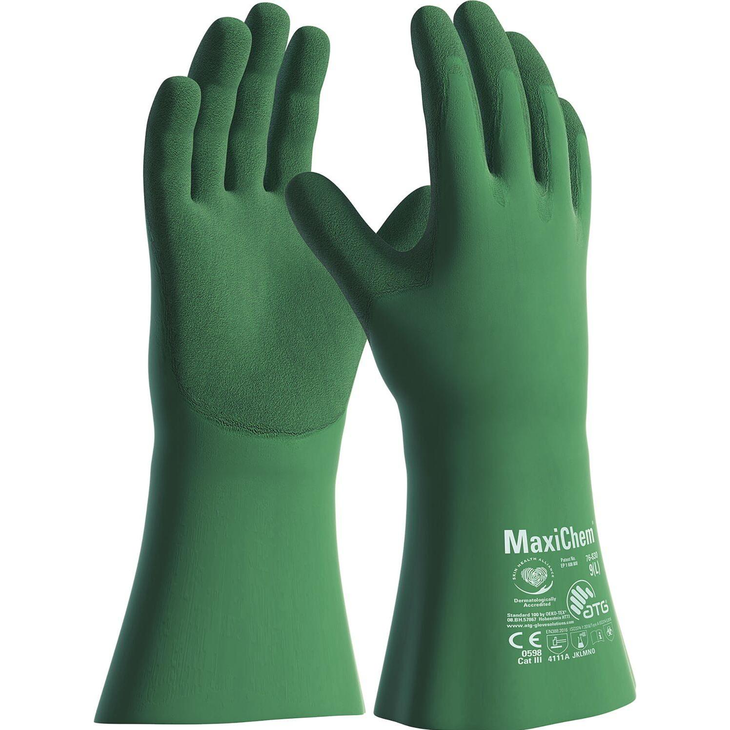 ATG, Schutzhandschuhe, Chemikalien-Schutzhandschuh MaxiChem Grösse 10 (10)