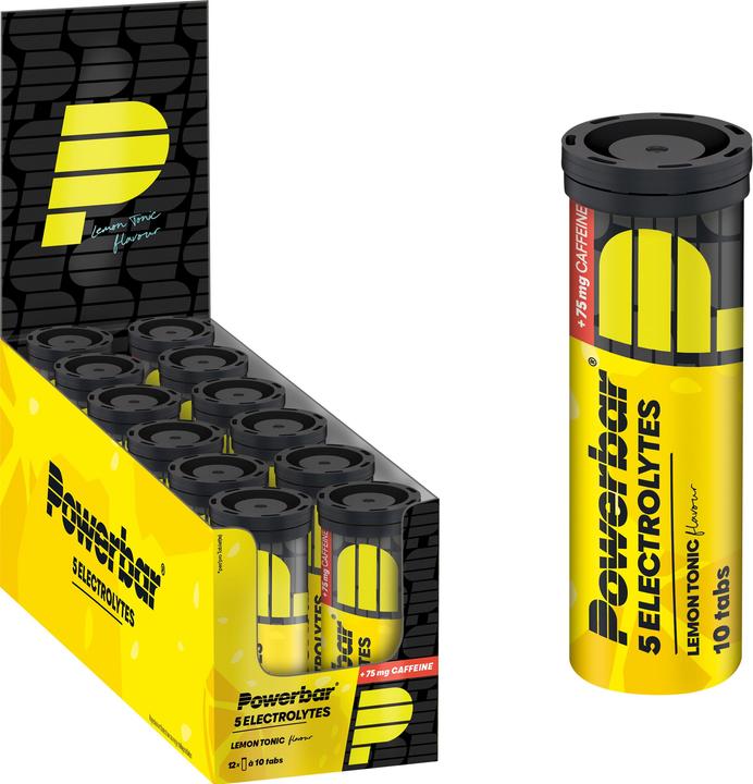 Image du produit Powerbar 5 Electrolytes (Citron, Caféine, 12 x)