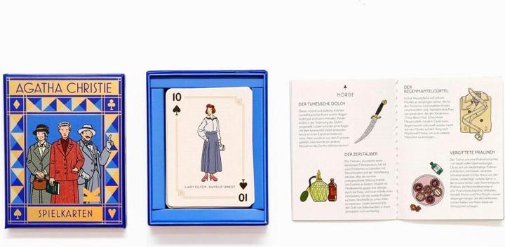 Actual product image Agatha Christie Playing Cards (German)