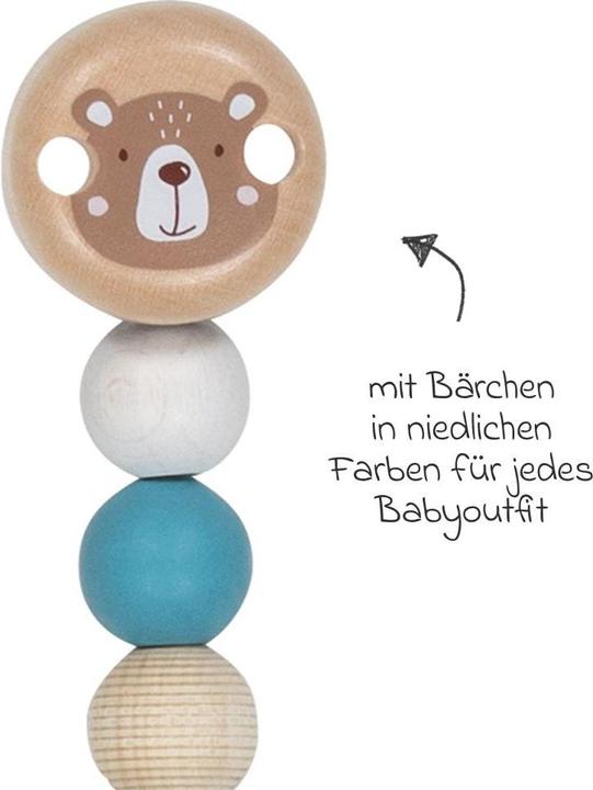 Image du produit Goki Attache-sucette Ours (1 x, dès la naissance)