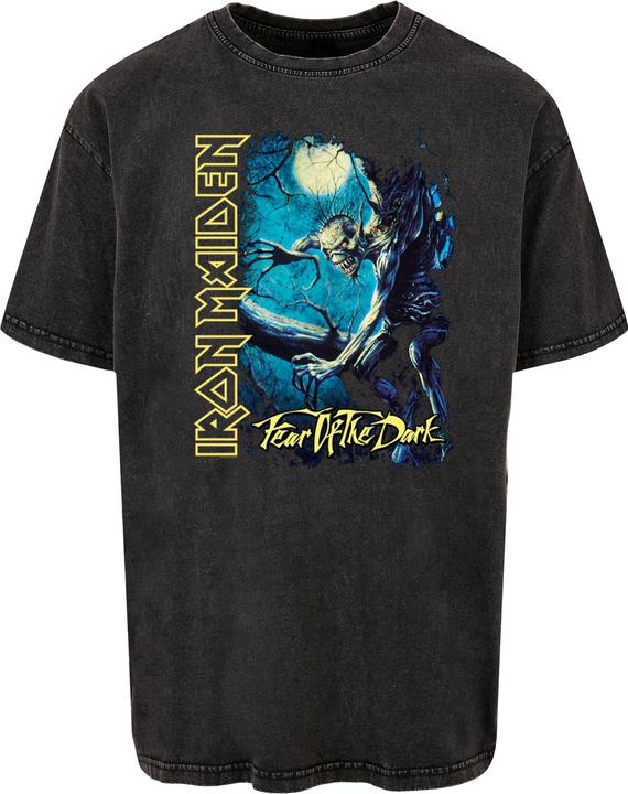 Image du produit Merchcode Iron Maiden - Fear of the Dark Acid Washed Heavy Oversized Tee - 114399 (M)