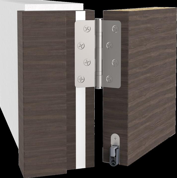 Immagine prodotto Athmer Guarnizione acustica L-15/30 WS 1-880 1 lato lunghezza 958 mm alluminio anodizzato argento