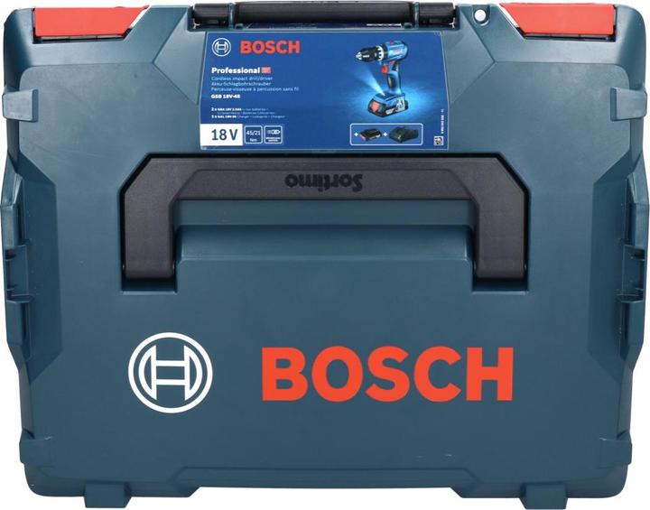 Actual product image Bosch Professional GSB 18V-45 Battery impact drill 18 V 45 Nm Brushless + 1x Battery 2.0 Ah + Charger +