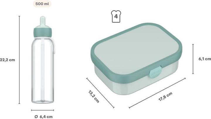 Actual product image Mepal Campus Lunchset