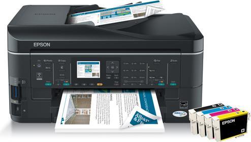 Epson Stylus BX625FWD, Tout-en-un, WLAN, Fax, ADF (Encre, Couleur)
