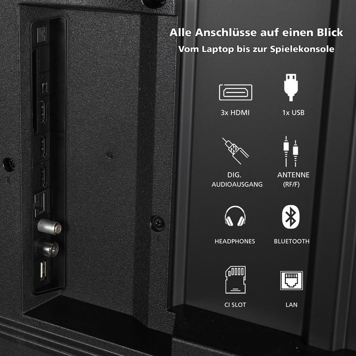 Immagine prodotto JVC LT-65VUQ3455 LED-TV UHD QLED TIVO (65", QLED, 4K, 2024)