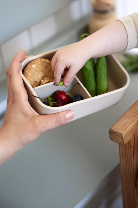 Actual product image Filibabba Silicone lunchbox - Toasted Almond