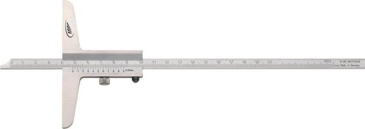 Actual product image Helios Preisser Depth caliper DIN 862 500 mm straight measuring bar 12 x 4 mm (50 cm)