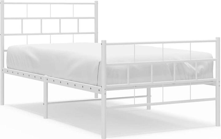 Produktbild vidaXL Metall Bettgestell (100 x 190 cm)