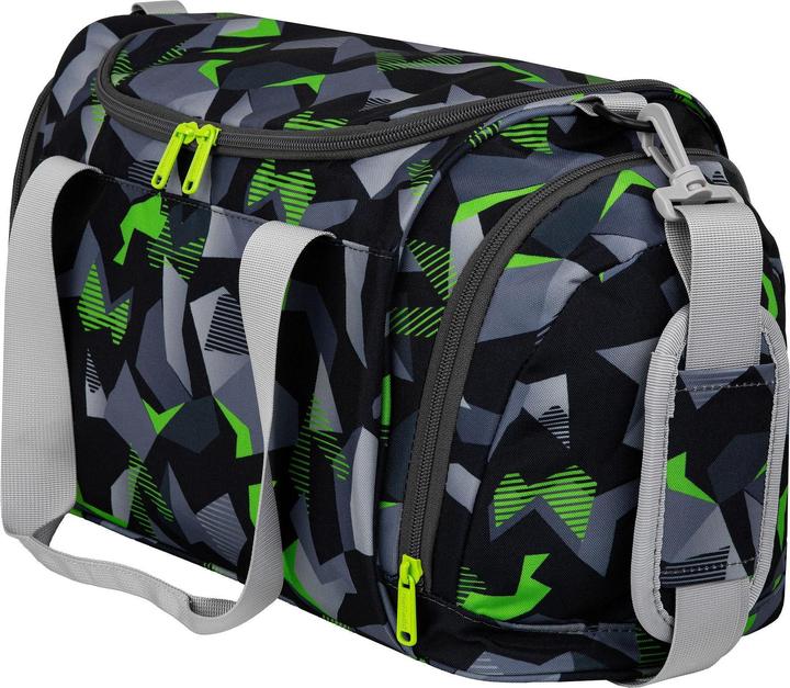 Techno (schwarz / grau / hellgrün)