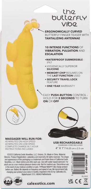 Immagine prodotto CalExotics Neon® Vibes La vibrazione a farfalla