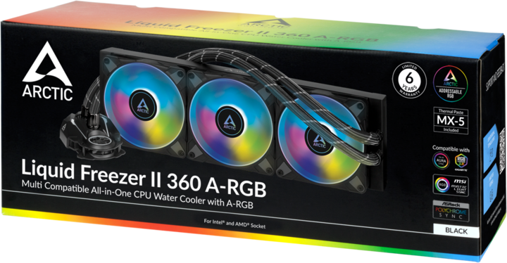 Image du produit Arctic Liquid Freezer II - 360 A-RGB Noir