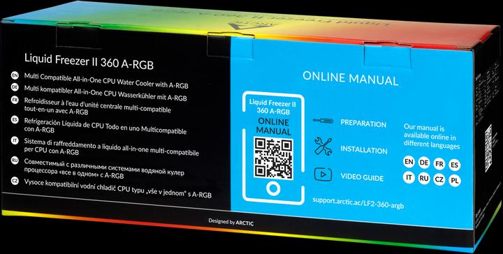 Immagine prodotto Arctic Liquid Freezer II - 360 A-RGB Nero