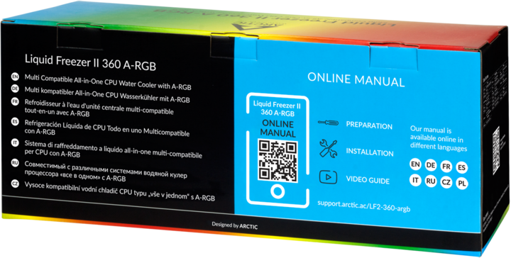 Image du produit Arctic Liquid Freezer II - 360 A-RGB Noir