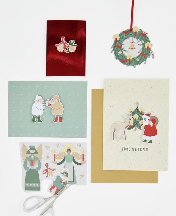 Produktbild Rico Design Motivpapierblock Weihnachtsmarkt 22 Blatt, 120-270 g/m² (120 g/m², 22x)