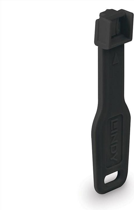 Produktbild Lindy RJ45 Port Schlösser SCHWARZ 10 Stck+ 1 Schlüssel (47891)